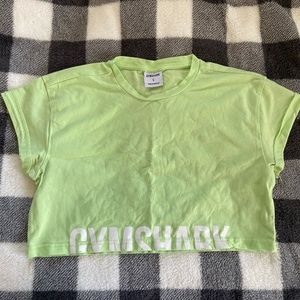 GYMSHARK: Fraction Crop Top